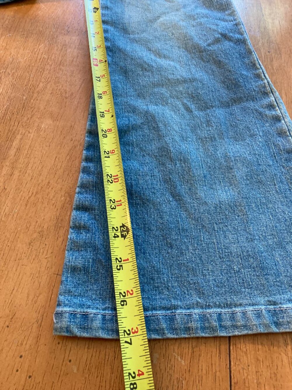 Joe Boxer Vintage Y2K Low-Rise Flare Jeans - Tagged size 14 - Measure = to a 4/6 - Picture 12 of 14